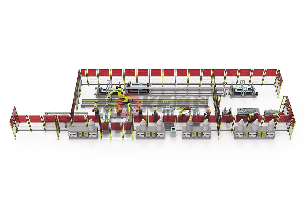 MKRB-Y10 工程車輛智能焊接柔性生產(chǎn)線